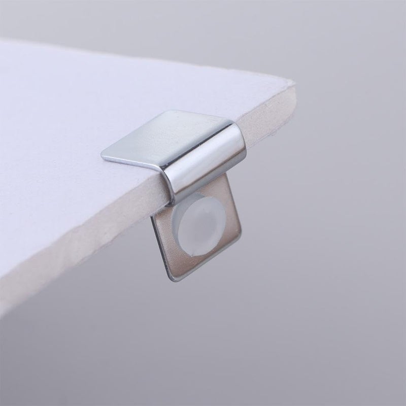 Kopida 4Pcs Household Fish Tank Brackets Glass Lid Clips Aquarium Cover Holders Silver Stainless Steel Aquariums Lid Support Aquarium Accessories - Image 5